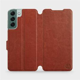 Hülle für Samsung Galaxy S22 Plus - Farbe Brown&Orange