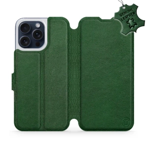 Hülle für Apple iPhone 15 Pro Max - Farbe Green Leather