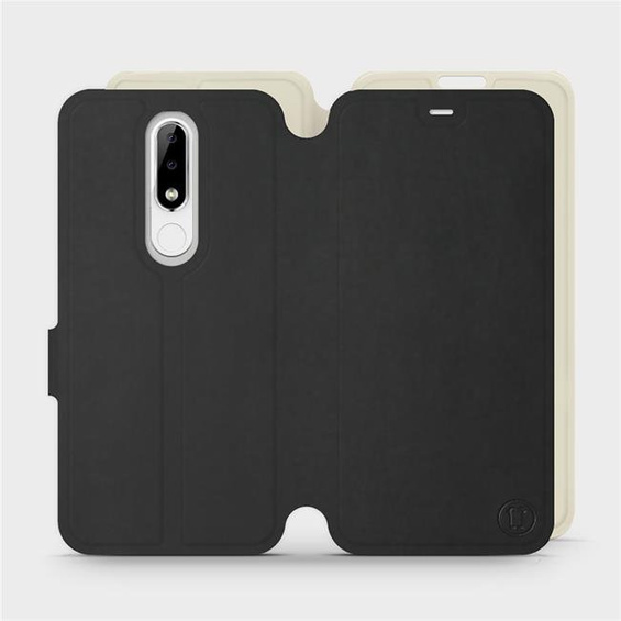 Hülle für Nokia 5.1 Plus - Farbe Schwarz mit Platin