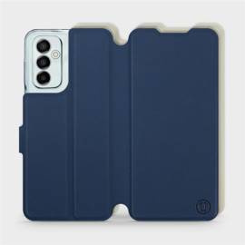 Hülle für Samsung Galaxy M23 5G - Farbe Marineblau mit Platin