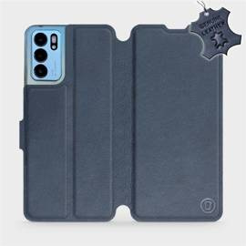 Hülle für OPPO Reno 6 5G - Farbe Blue Leather