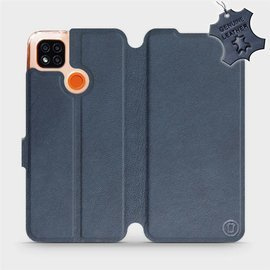 Hülle für Xiaomi Redmi 9C - Farbe Blue Leather