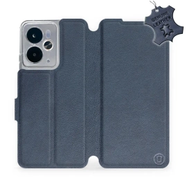 Hülle für Realme 14T 5G - Farbe Blue Leather