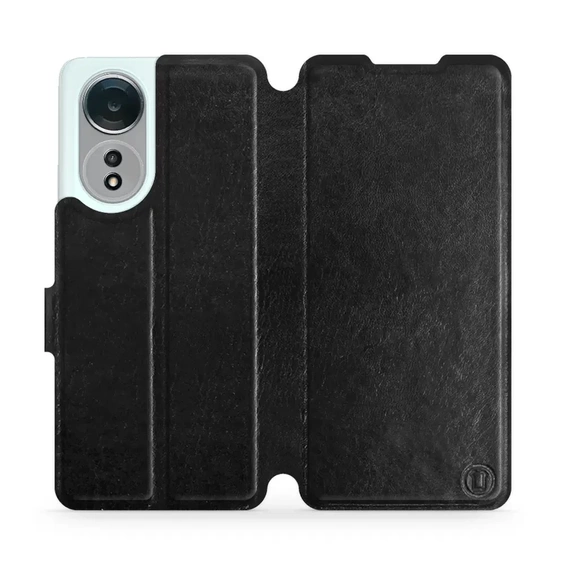 Hülle für OPPO A58 - Farbe Black&Orange