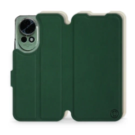 Hülle für Huawei Nova 13 - Farbe Grün mit Platin