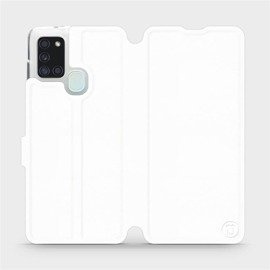Hülle für Samsung Galaxy A21S - Farbe White&Orange