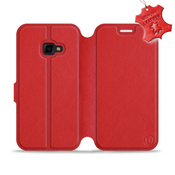 Hülle für Samsung Galaxy Xcover 4 - Farbe Red Leather