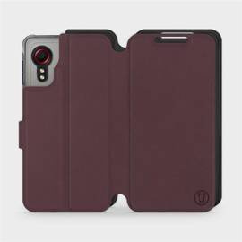 Hülle für Samsung Galaxy Xcover 5 - Farbe Burgund mit Schwarz