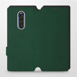 Hülle für Sony Xperia 1 - Farbe Grün mit Schwarz