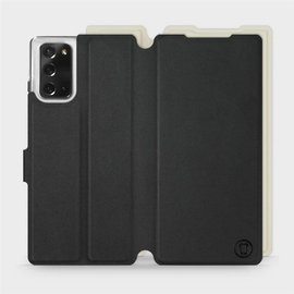 Hülle für Samsung Galaxy Note 20 - Farbe Schwarz mit Platin