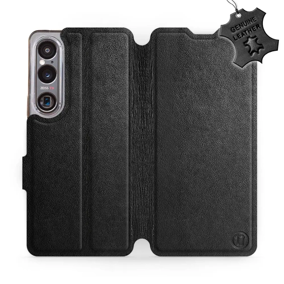 Hülle für Sony Xperia 1 VI - Farbe Black Leather