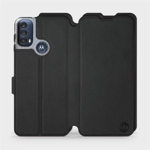 Hülle für Motorola Moto E40 - Farbe Schwarz mit Schwarz