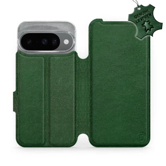 Hülle für Google Pixel 10 - Farbe Green Leather