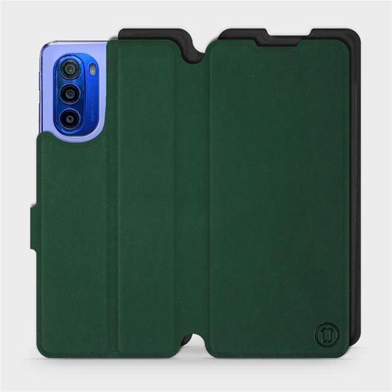 Hülle für Motorola Moto G51 5G - Farbe Grün mit Schwarz