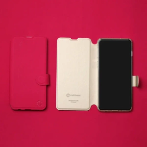Hülle für Infinix HOT 40i - Farbe Rot mit Platin