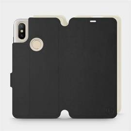 Hülle für Xiaomi Mi A2 - Farbe Schwarz mit Platin