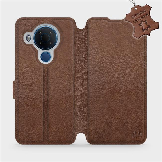 Hülle für Nokia 5.4 - Farbe Brown Leather