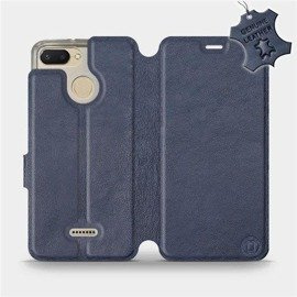 Hülle für Xiaomi Redmi 6 - Farbe Blue Leather