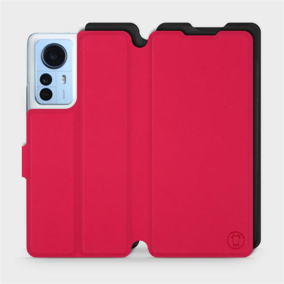 Hülle für Xiaomi 12 Pro - Farbe Rot mit Schwarz