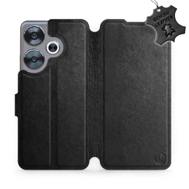 Hülle für Xiaomi POCO F6 - Farbe Black Leather