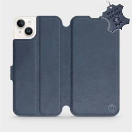 Hülle für Apple iPhone 14 Plus - Farbe Blue Leather