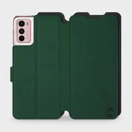 Hülle für Motorola Moto G42 - Farbe Grün mit Schwarz