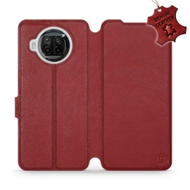 Hülle für Xiaomi Mi 10T Lite - Farbe Dark Red Leather