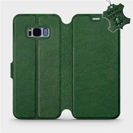 Hülle für Samsung Galaxy S8 Plus - Farbe Green Leather