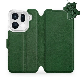 Hülle für OPPO Find X9 pro - Farbe Green Leather