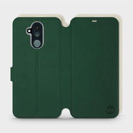 Hülle für Huawei Mate 20 Lite - Farbe Grün mit Platin