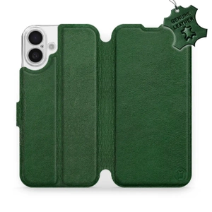 Hülle für Apple iPhone 16 Plus - Farbe Green Leather