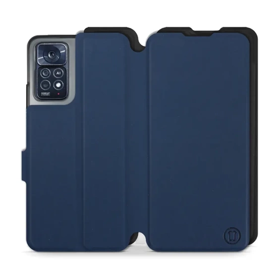 Hülle für Xiaomi Redmi Note 12 Pro 4G - Farbe Marine mit Schwarz