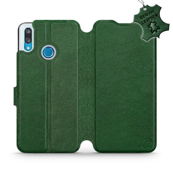 Hülle für Huawei P Smart 2019 - Farbe Green Leather