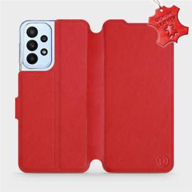 Hülle für Samsung Galaxy A23 - Farbe Red Leather
