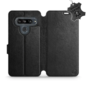 Hülle für LG G8s ThinQ - Farbe Black Leather