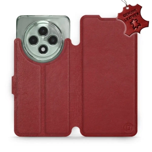 Hülle für OPPO Reno12 FS 5G - Farbe Dark Red Leather