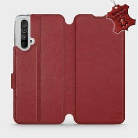 Hülle für Realme X3 SuperZoom - Farbe Dark Red Leather