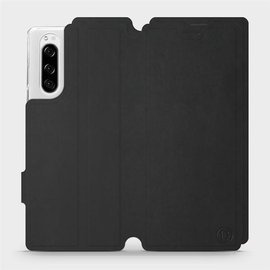 Hülle für Sony Xperia 5 - Farbe Schwarz mit Schwarz