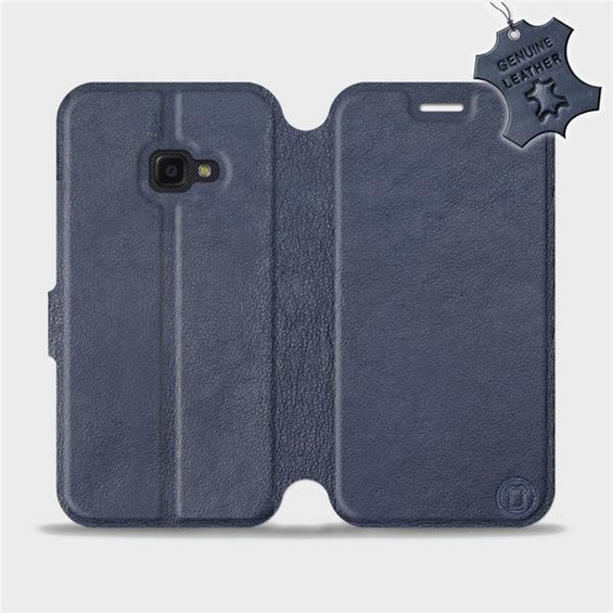 Hülle für Samsung Galaxy Xcover 4 - Farbe Blue Leather