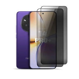 2er Set Privacy Panzerglas für Realme 14 Pro Plus 5G