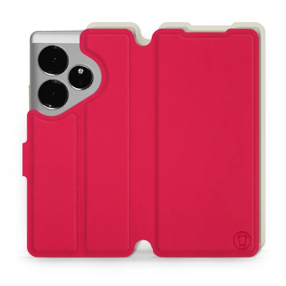 Hülle für Realme GT 6 - Farbe Rot mit Platin