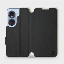 Hülle für Asus Zenfone 9 - Farbe Schwarz mit Platin