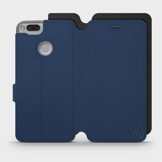 Hülle für Xiaomi Mi A1 - Farbe Marine mit Schwarz