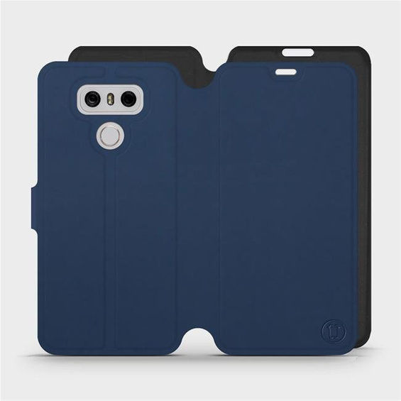 Hülle für LG G6 - Farbe Marine mit Schwarz