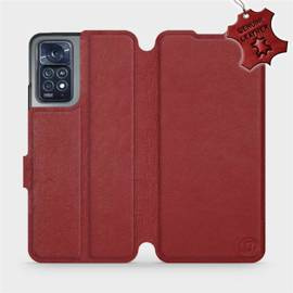 Hülle für Xiaomi Redmi Note 11 Pro 5G - Farbe Dark Red Leather