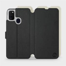 Hülle für Samsung Galaxy M21 - Farbe Schwarz mit Platin