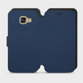 Hülle für Samsung Galaxy A3 2016 - Farbe Marine mit Schwarz