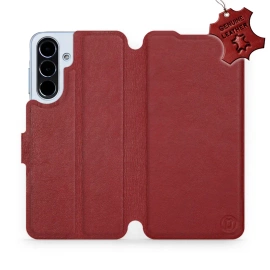 Hülle für Samsung Galaxy A56 5G - Farbe Dark Red Leather