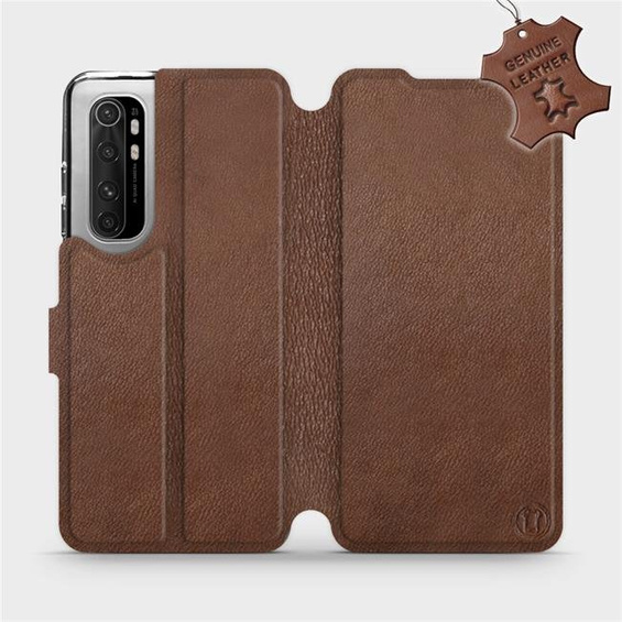 Hülle für Xiaomi Mi Note 10 Lite - Farbe Brown Leather