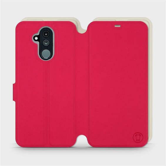 Hülle für Huawei Mate 20 Lite - Farbe Rot mit Platin